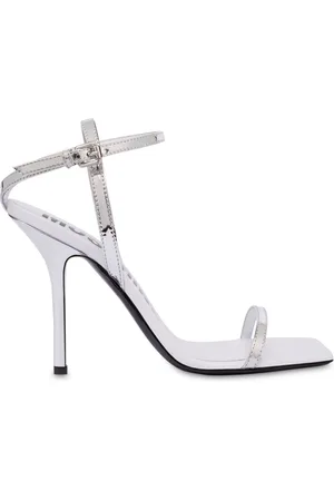 Moschino Metallic-finish sandals