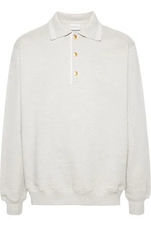 Drôle de Monsieur Embroidered-logo cotton jumper