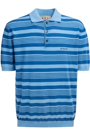 Marni Mixed Stripe Polo Shirt