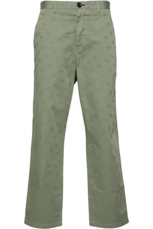 Paul Smith Monogram-jacquard straight trousers