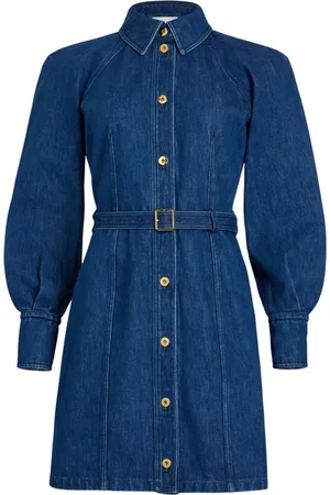 Patou Denim mini shirt dress