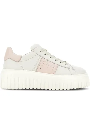 Hogan H-Stripes lace-up leather sneakers