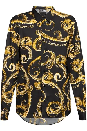 VERSACE Watercolor Couture-print shirt