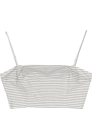 Staud Federico striped crop top