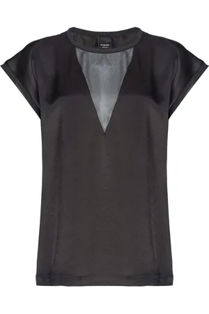 Pinko Panelled satin blouse