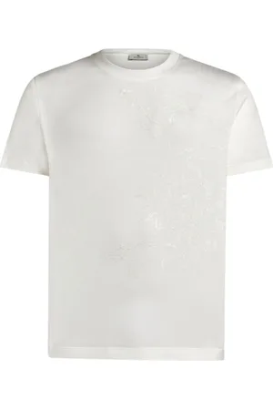 Etro Embroidered-design cotton T-shirt