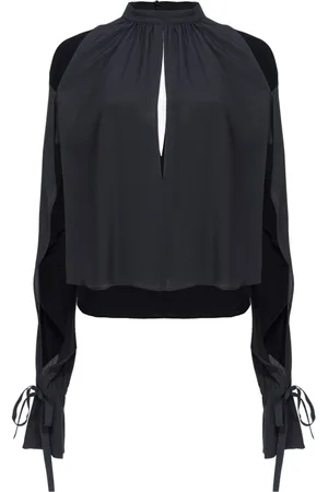 Pinko Cut-out long-sleeve blouse