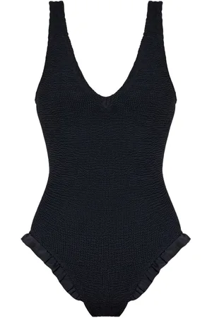 Hunza G Lisa seersucker swimsuit