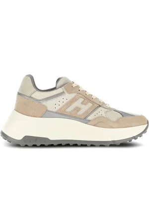 Hogan Panelled suede sneakers