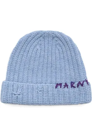Marni Logo-embroidered wool beanie
