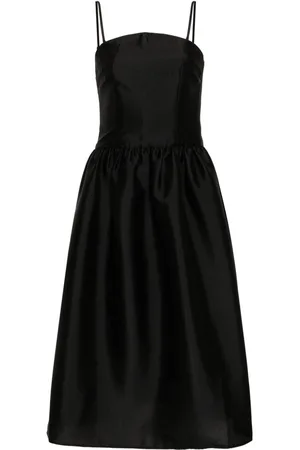 Self-Portrait Taffeta midi dress
