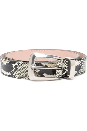 Khaite Benny snakeskin-effect belt