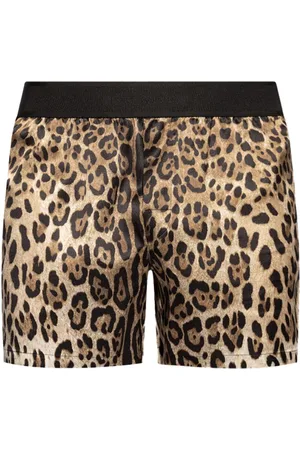 Dolce & Gabbana Leopard-print silk boxers