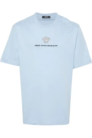 VERSACE Medusa Milano embroidered T-shirt