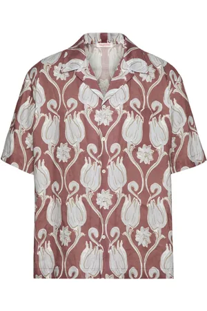 VALENTINO GARAVANI Graphic-print linen T-shirt