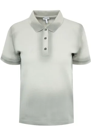 Loewe Faded-effect short-sleeve polo shirt