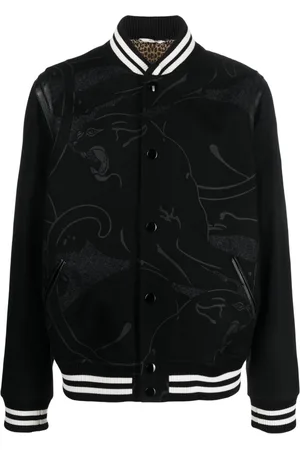 VALENTINO GARAVANI Graphic-print wool bomber jacket