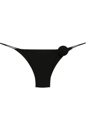 LA REVECHE Ashar floral-appliqué bikini bottom