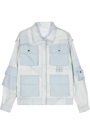 FAITH CONNEXION Panelled denim jacket