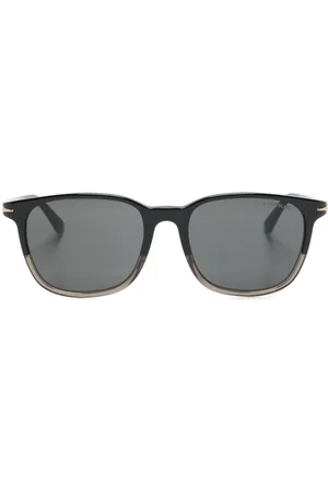 Montblanc Two-tone square-frame sunglasses