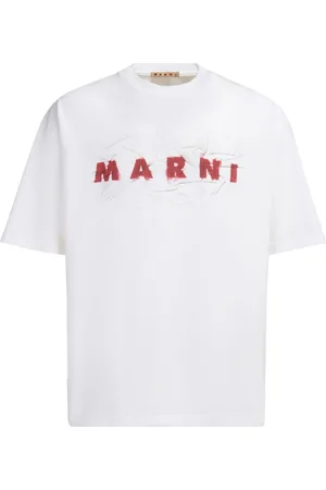 Marni Logo-print cotton T-shirt