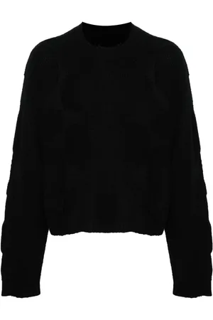 HELIOT EMIL Spiral-knit cropped jumper