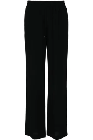 Dondup Marisol georgette straight trousers