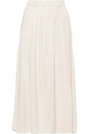 FORTE FORTE Velvet godet midi skirt
