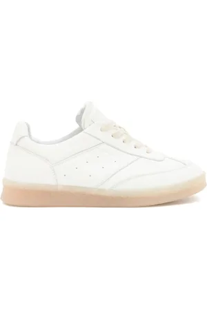 Maison Margiela Stitch-logo leather sneakers