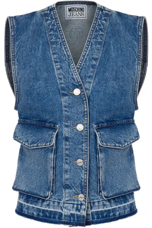 Moschino Cargo denim vest