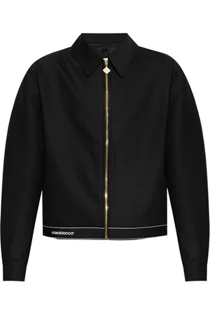 Casablanca Logo-print zipped bomber jacket