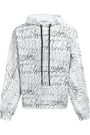 Marni Logo-print cotton hoodie