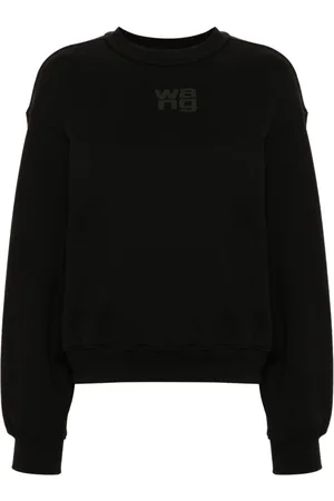 Alexander Wang Logo-embossed cotton sweatshirt