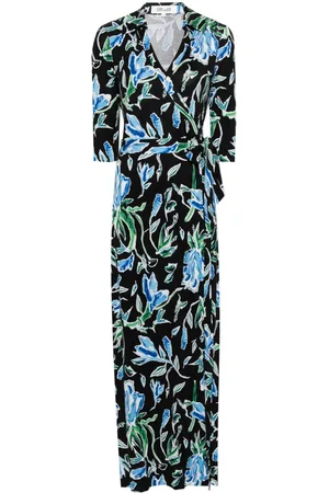 Diane von Furstenberg Wrap-design silk dress