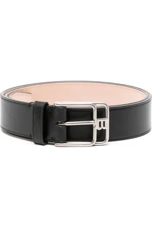 Bally Logo-buckle leather belt