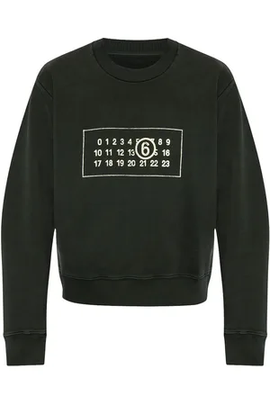 Maison Margiela Signature-numbers cotton sweatshirt
