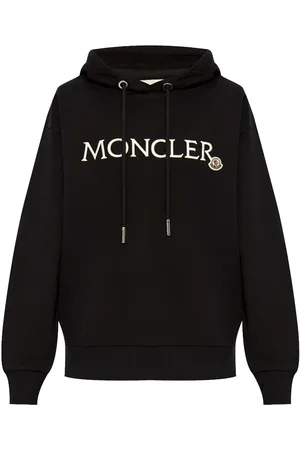 Moncler Logo-embroidered cotton hoodie
