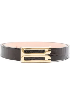 Victoria Beckham Embossed-leather belt