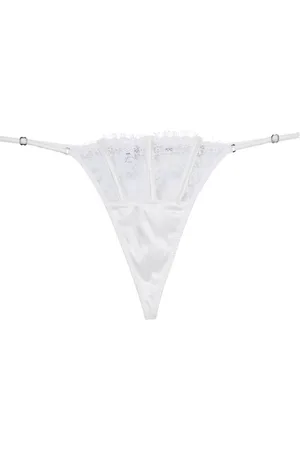 FLEUR DU MAL Frankie lace thong