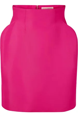 Nina Ricci Taffeta High-Waisted Mini Skirt