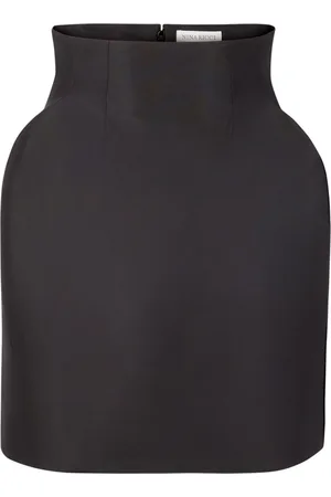 Nina Ricci Taffeta High-Waisted Mini Skirt