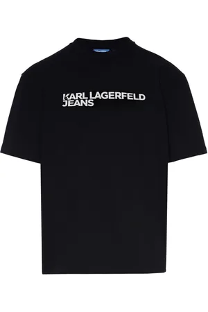 Karl Lagerfeld Logo-print organic-cotton T-shirt