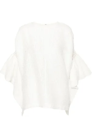 JUNYA WATANABE Flared-cuffs bouclé blouse
