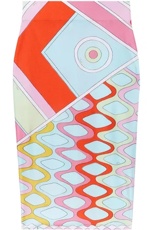 Puccini Vivara-print pencil skirt