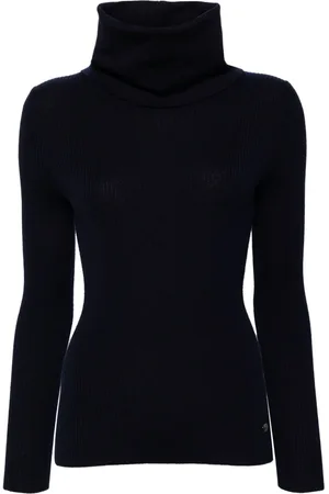CHANEL 2000s ribbed wool-cashmere jumper