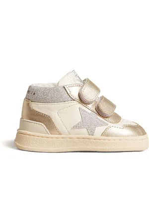 Golden Goose June glitter-detail nappa leather sneakers