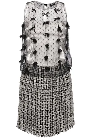 CHANEL 2000s layered mni dress