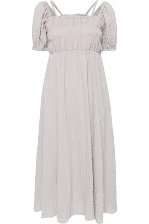 tout a coup Puff sleeves mid-lenght dress