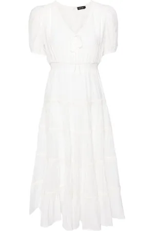 tout a coup Poplin ruffled dress