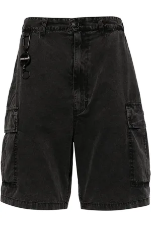 Izzue Keyring-attachment denim shorts